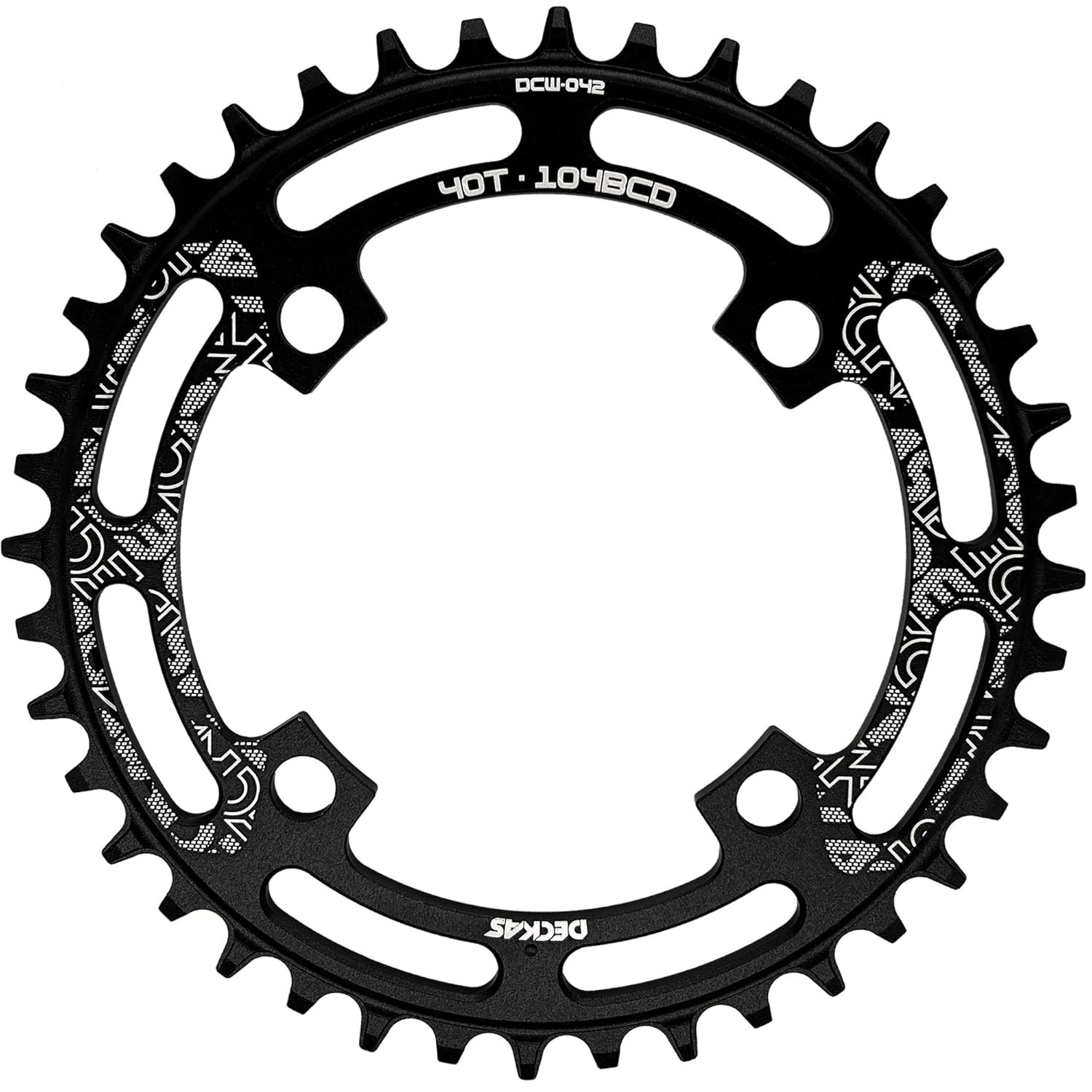 Round Chainring 104BCD 40T 42T 44T 46T 48T 50T 52T Narrow Wide Chainring for 7 8