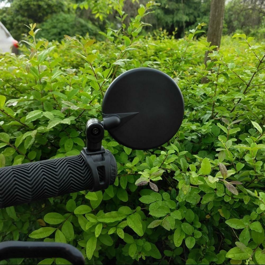 Ebike Bike Mirror Round MTB Road Handlebar Bicycle Rear Rearview Glass Cycling
