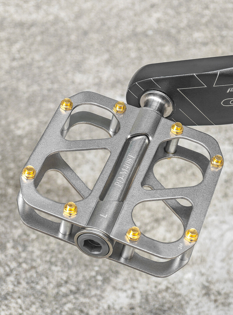 Promend 3 Bearings Ultralight MTB Road Bike Pedals Full Titanium Bicycle Pedals