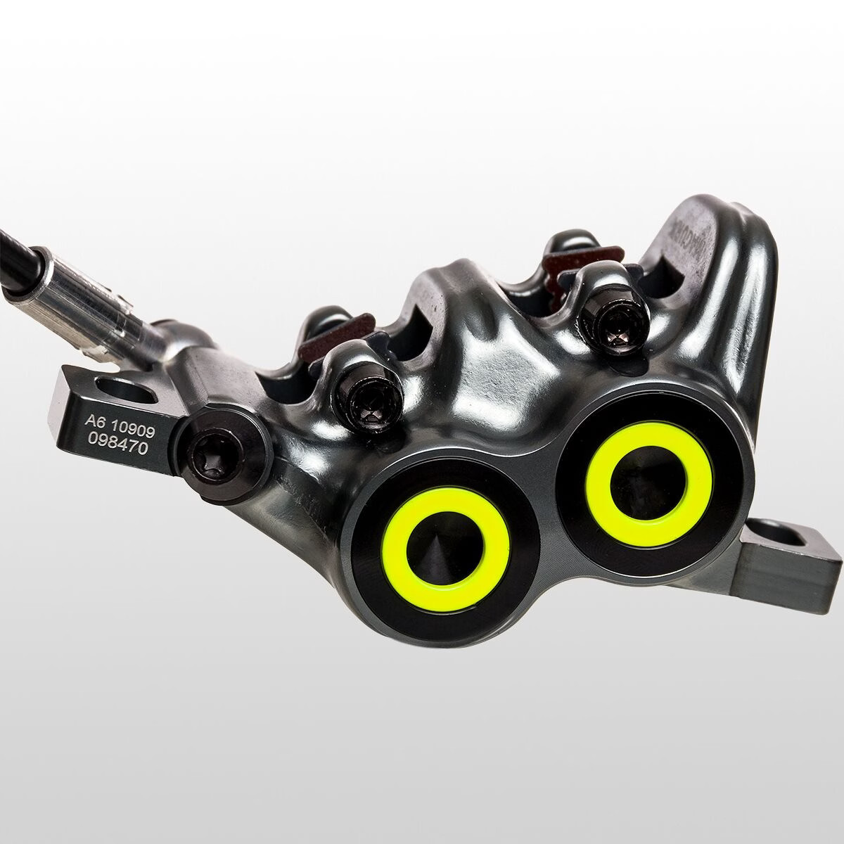 Magura USA MT7 Pro Disc Brake Black/Neon Yellow, Left or Right
