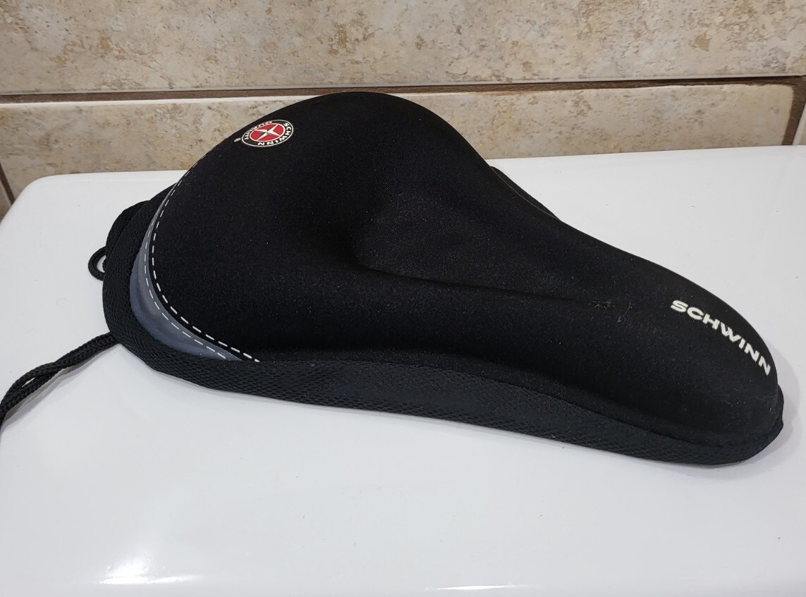 Schwinn Quality Gel Bicycle/Bike Seat Pad Black Adjustable