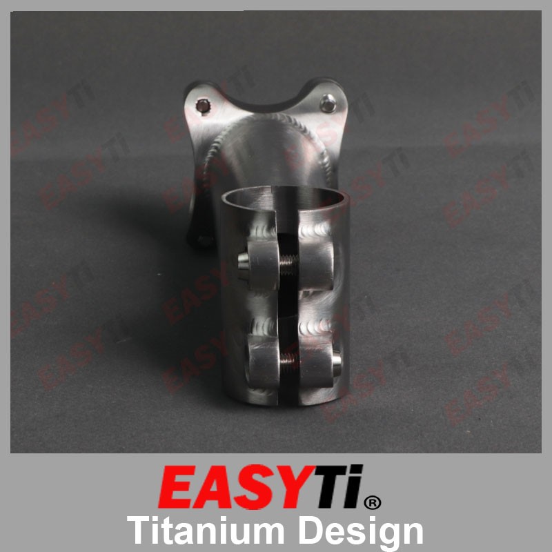 EasyTi Titanium Bicycle Stem 1 inch 31.8mm 5º XC DH MTB Road Bike Stem 50-120mm