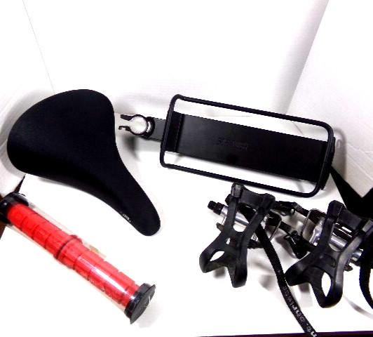 Vintage Bike Parts: Seatpost, Quill Stem, Pedals; Various Brands, Models & Sizes