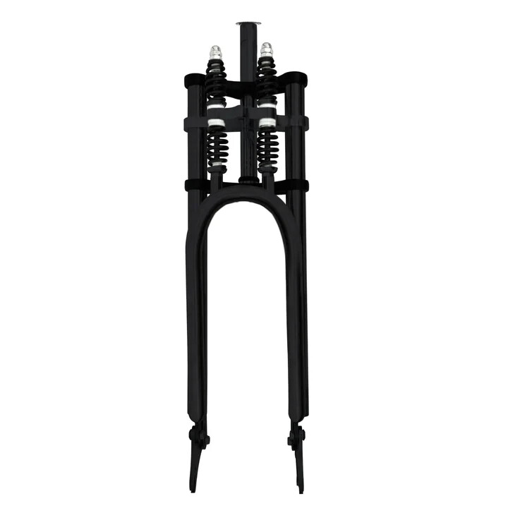 Adjustable 26″- 29″ x 3 – 4.0 Dual Spring 1-1/8″ Classic Fork With Disc Mount