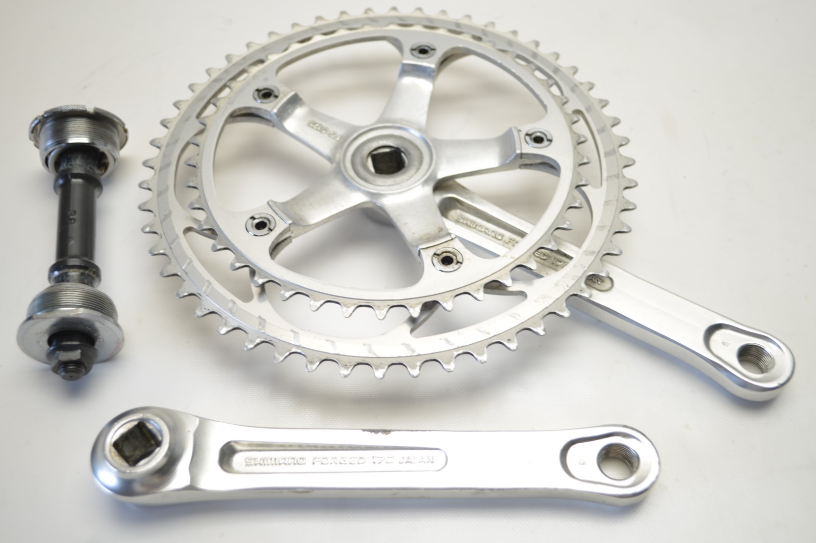 SHIMANO GOLDEN ARROW BICYCLE 170 MM 52/42 TOOTH JIS CRANKSET 68 MM BB FC-S125