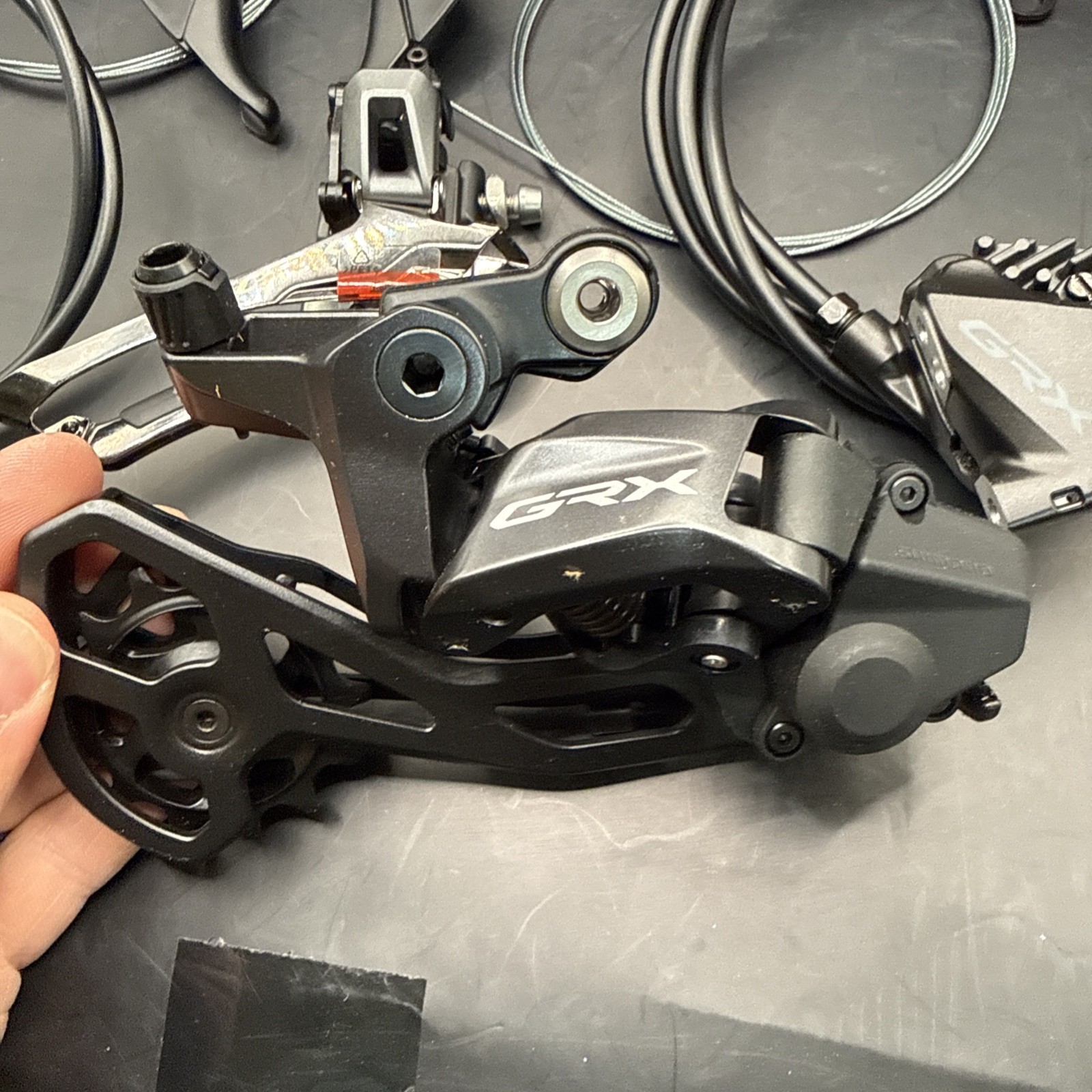 Shimano Grx Rx610 Shifters Rx820 Derailleurs Set 2×12 Mechanical Hydraulic (9480