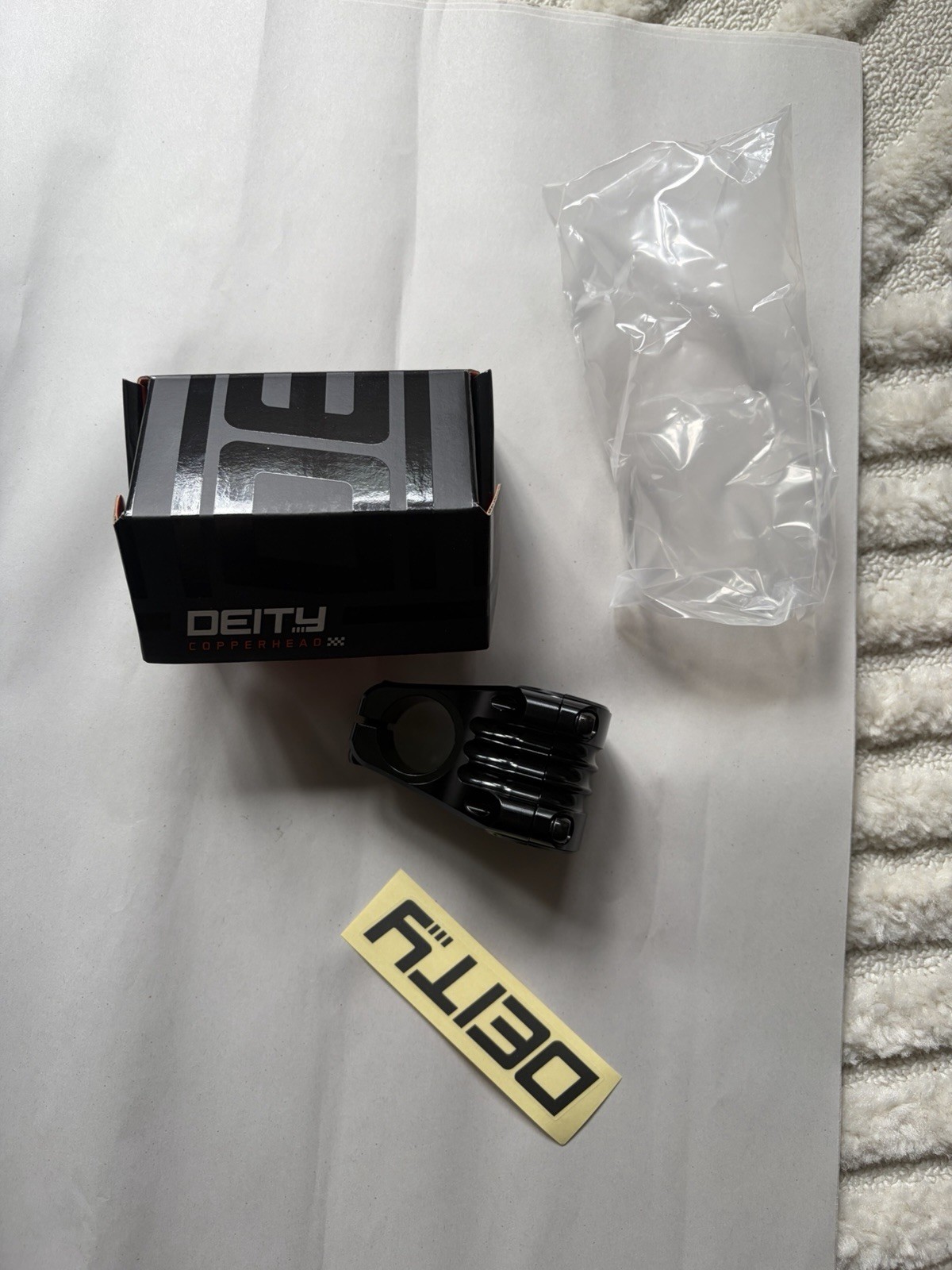 Deity Copperhead 50mm Length 31.8 Clamp Stem BRAND NEW