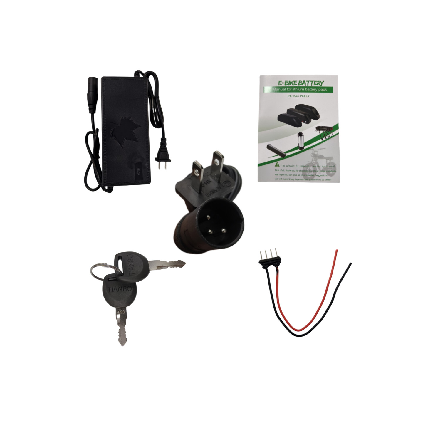 48V 12Ah EBIKE Battery Pack Lithium Li-ion Electric Bicycle Bottom Discharge BMS