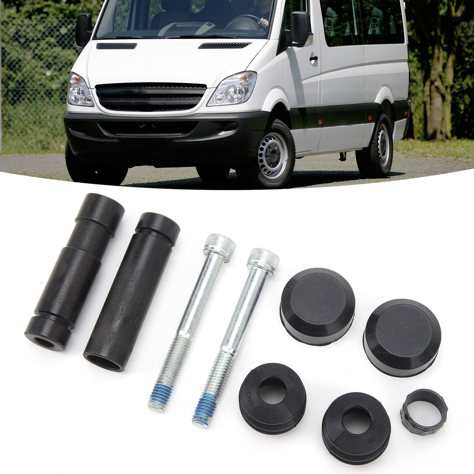 Front Disc Brake Caliper Guide Pin Set Front Brake Caliper Slider Pin Kit F QZVC