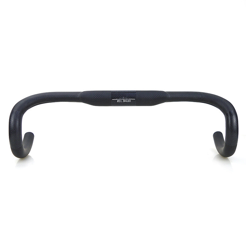 Ultralight Carbon Fiber Road Bike Handlebars Racing Drop Bar 31.8mm 380-460mm