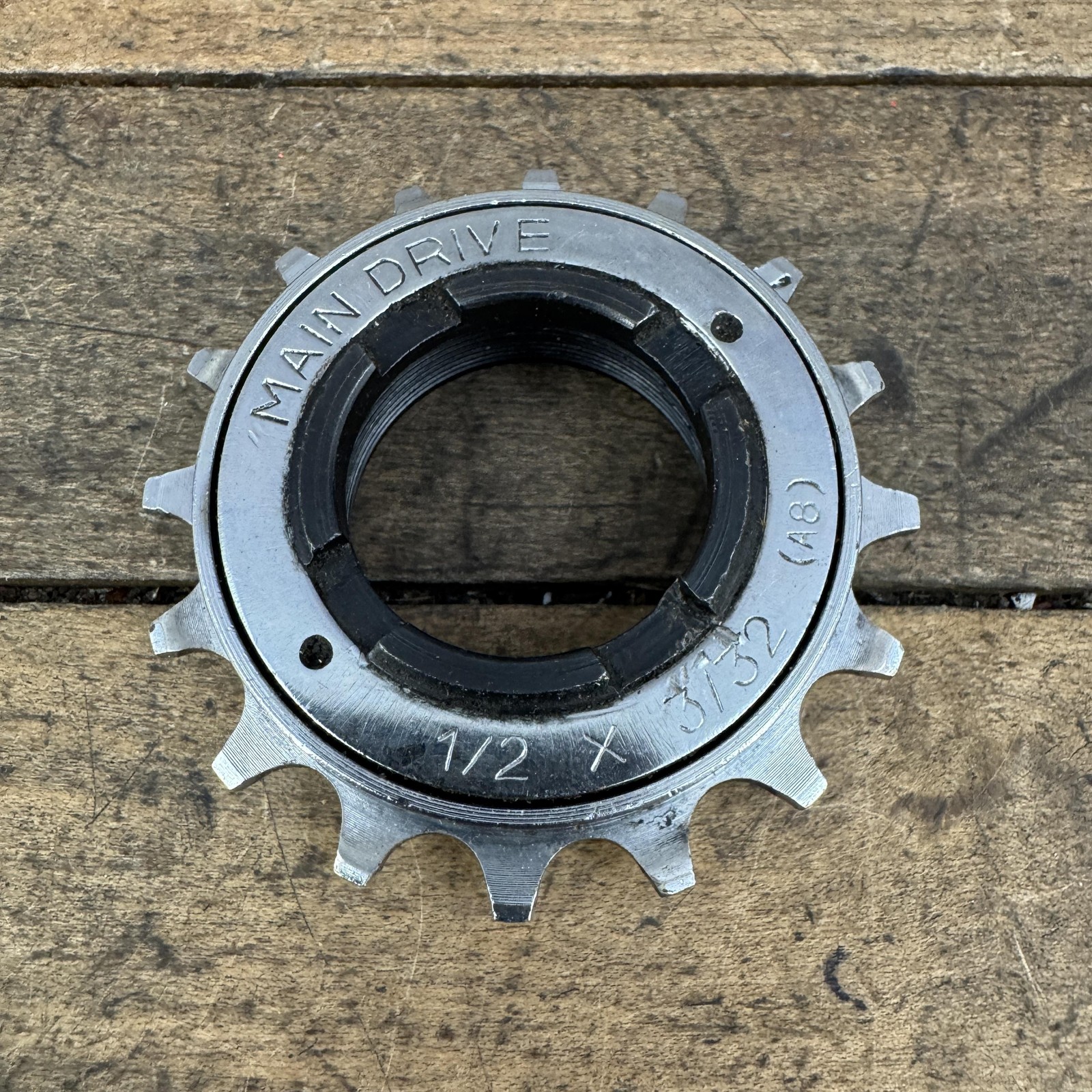Vintage Main Drive Freewheel 16T 1/2 X 3/32 1998 Steel BMX Single Speed Cog