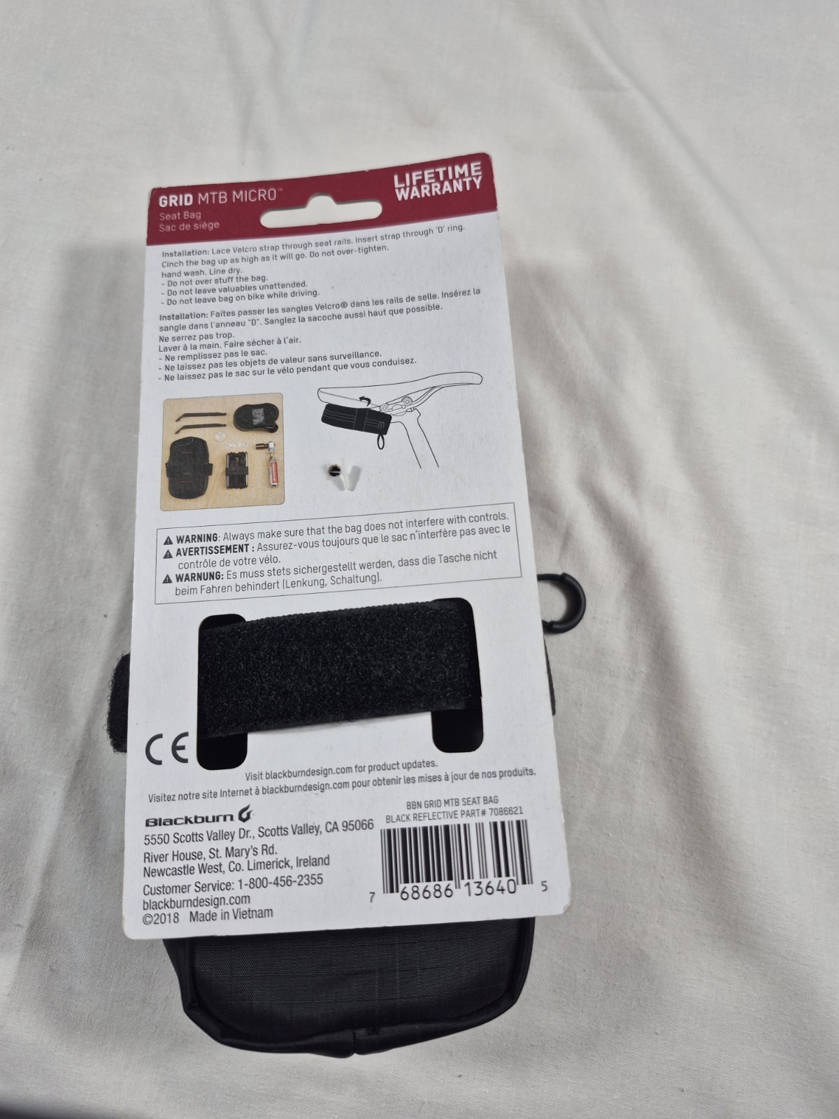 Cruiser Bike Seat Comfort Foam Black – Charge Spoon+Black Burn Pouch NO TOOLS
