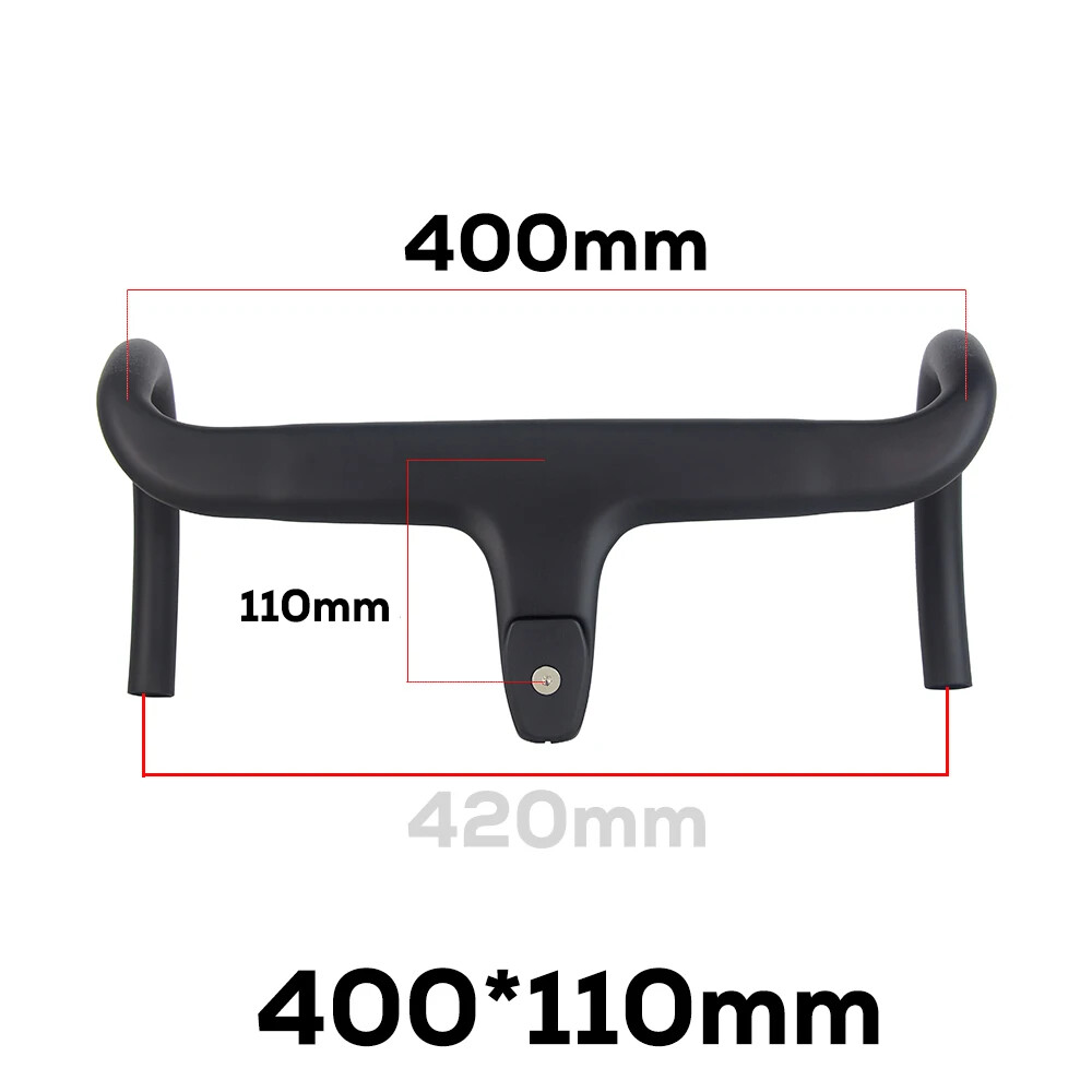 Road Bike Integrated Handlebar Cable Di2 Full Carbon Handlebar with Spacers Part