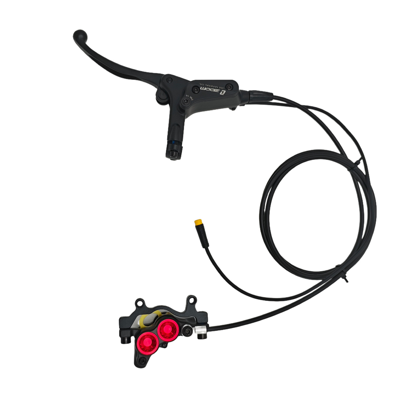 Zoom 4-piston Hydraulic Disc Brake Kits Front Rear for Ebike Electric Bicycle