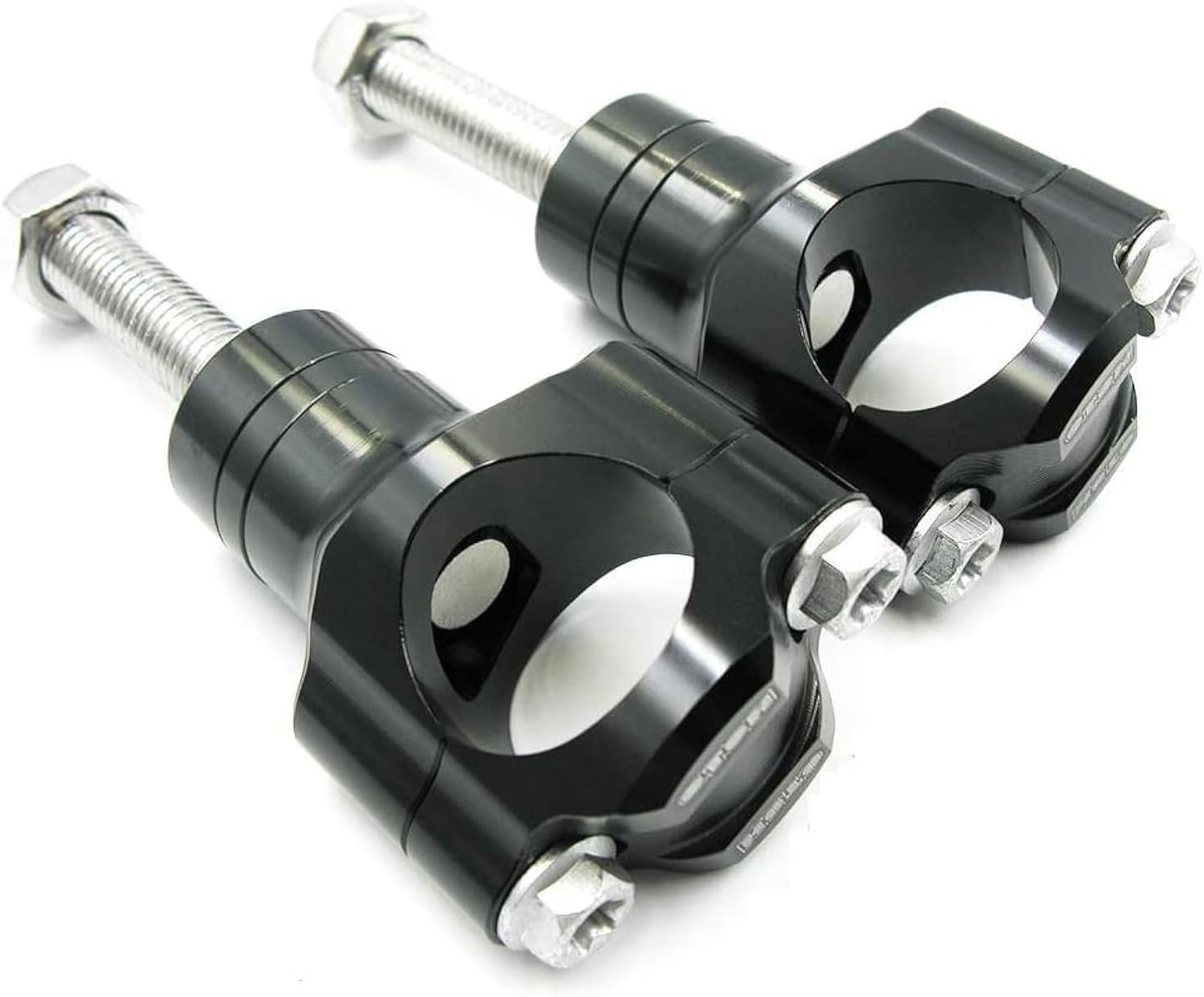 Motorcycle Handlebar Clamp CNC Aluminum Alloy Bar Clamps 28mm or 1 1/8″ For