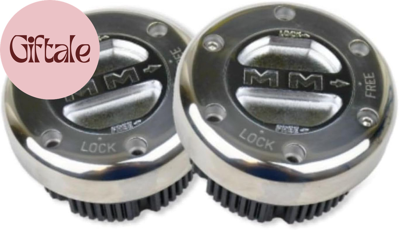 449S/S Pair of Premium Locking Hubs Fits 1999-2004 F250 F350 F450 F550 | Reliabl
