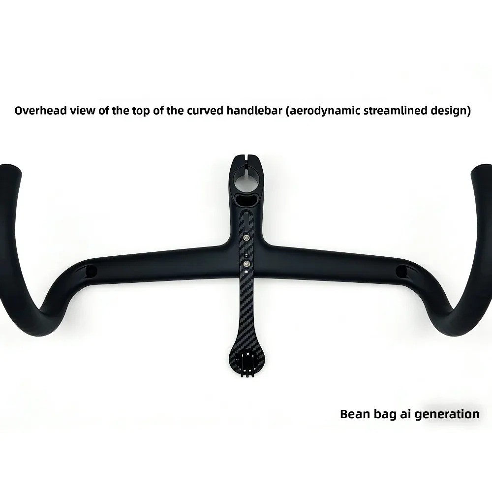 Integrated Carbon Handlebar for Road Bicycles with Full Internal Cable Routing