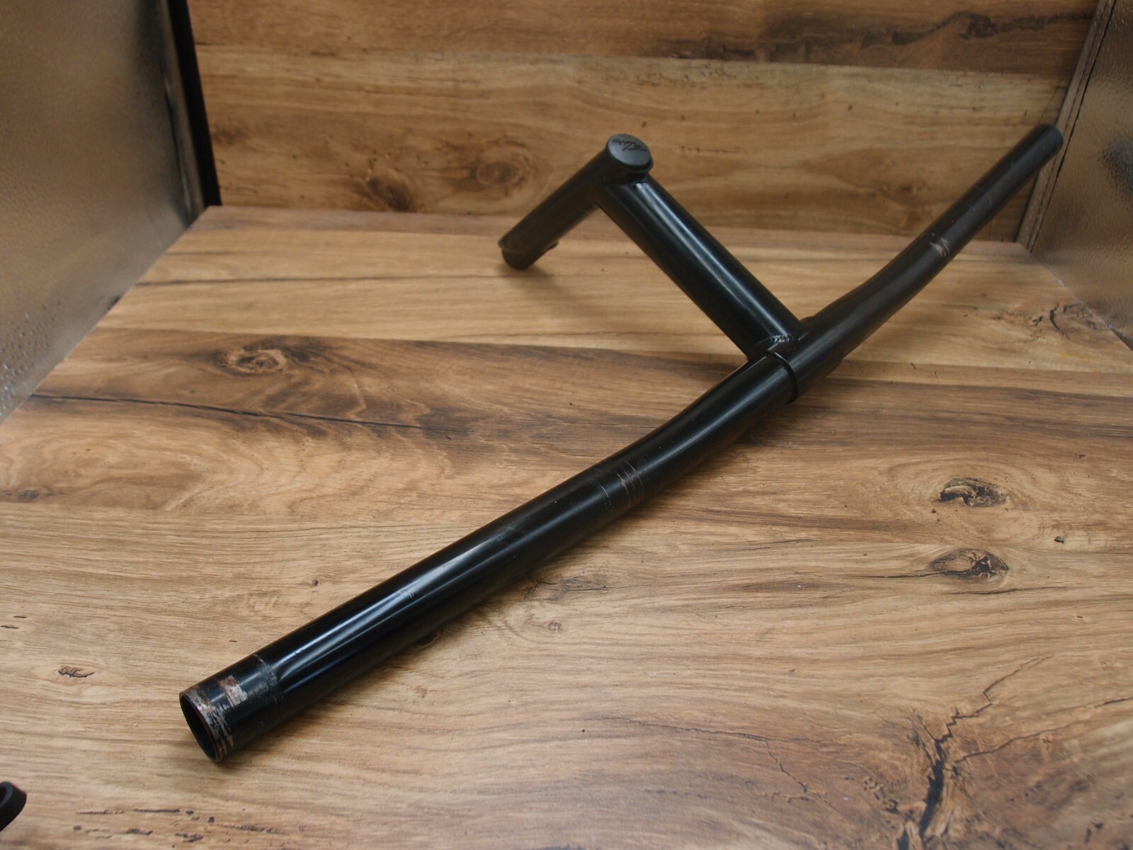 MTB steel CRMO flat handlebar A&I+ CRMO quill stem A&I 22.2 mm 1990’s