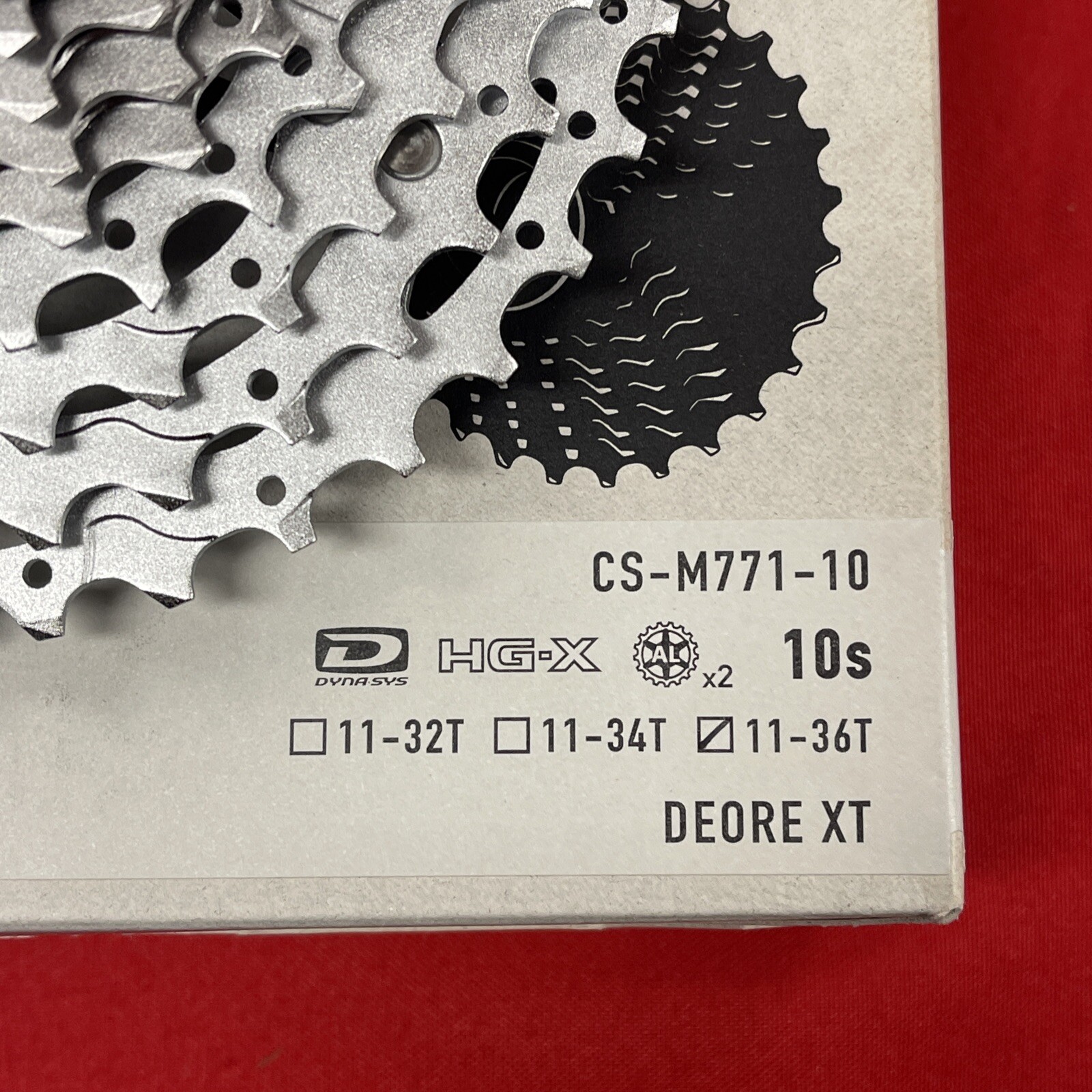 Shimano Deore XT CS-M771 Bicycle Cassette (10-Speed) 11-36 E MTB New in Box
