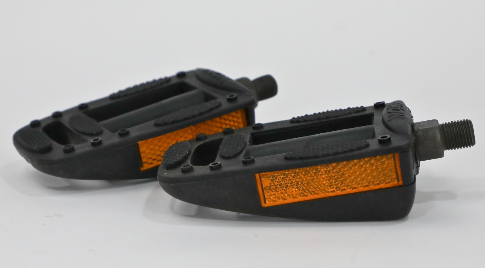 Exercise Bike Bicycle Pedals Union Wedge K10490 Germany NOS Black Rubber 1/2″