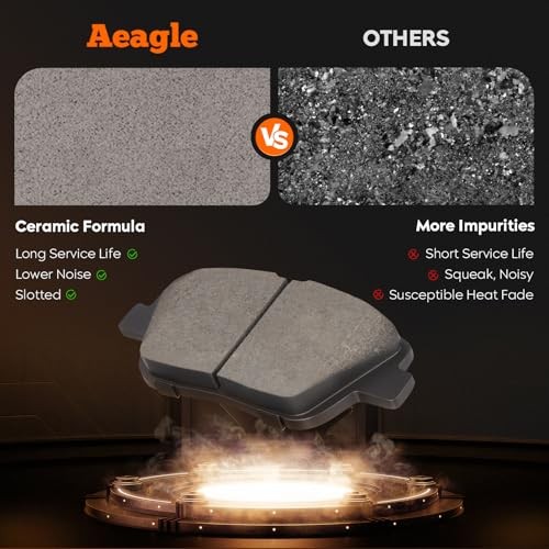 Front Ceramic Brake Pads Set for Hyundai Sonata 2011-2015, for Kia Optima 2.4L