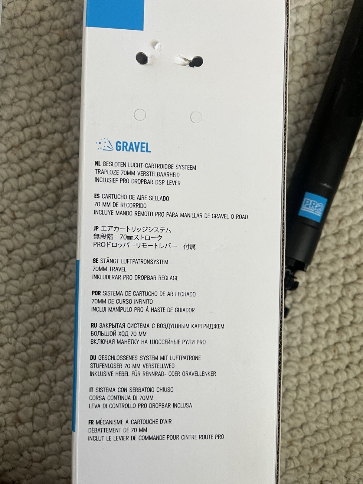 Pro Discover Gravel 27.2 Dropper Seatpost 70mm Travel