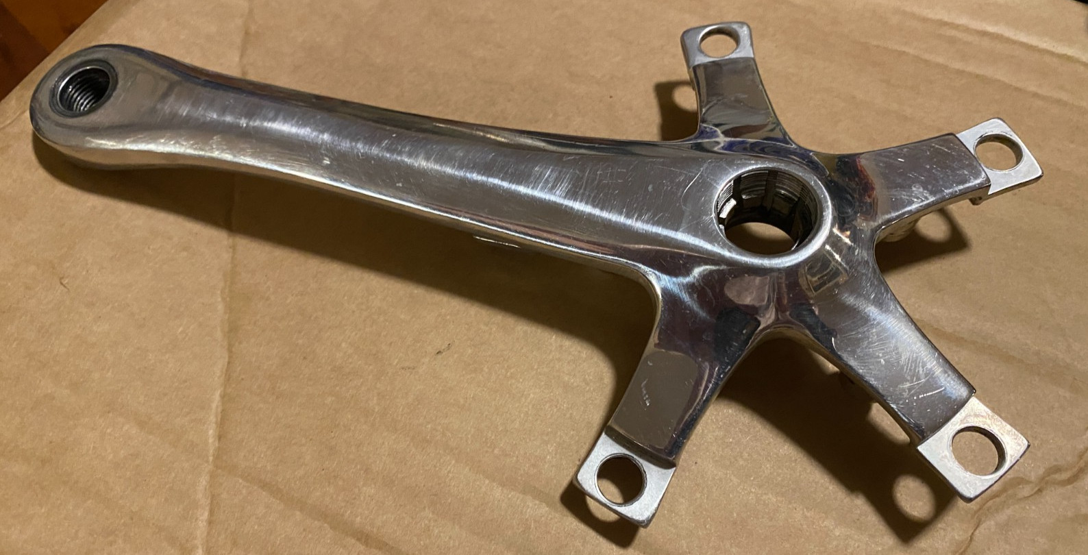 Touring Triple Crank arms with BB 175×130/74 Vintage Made in Japan