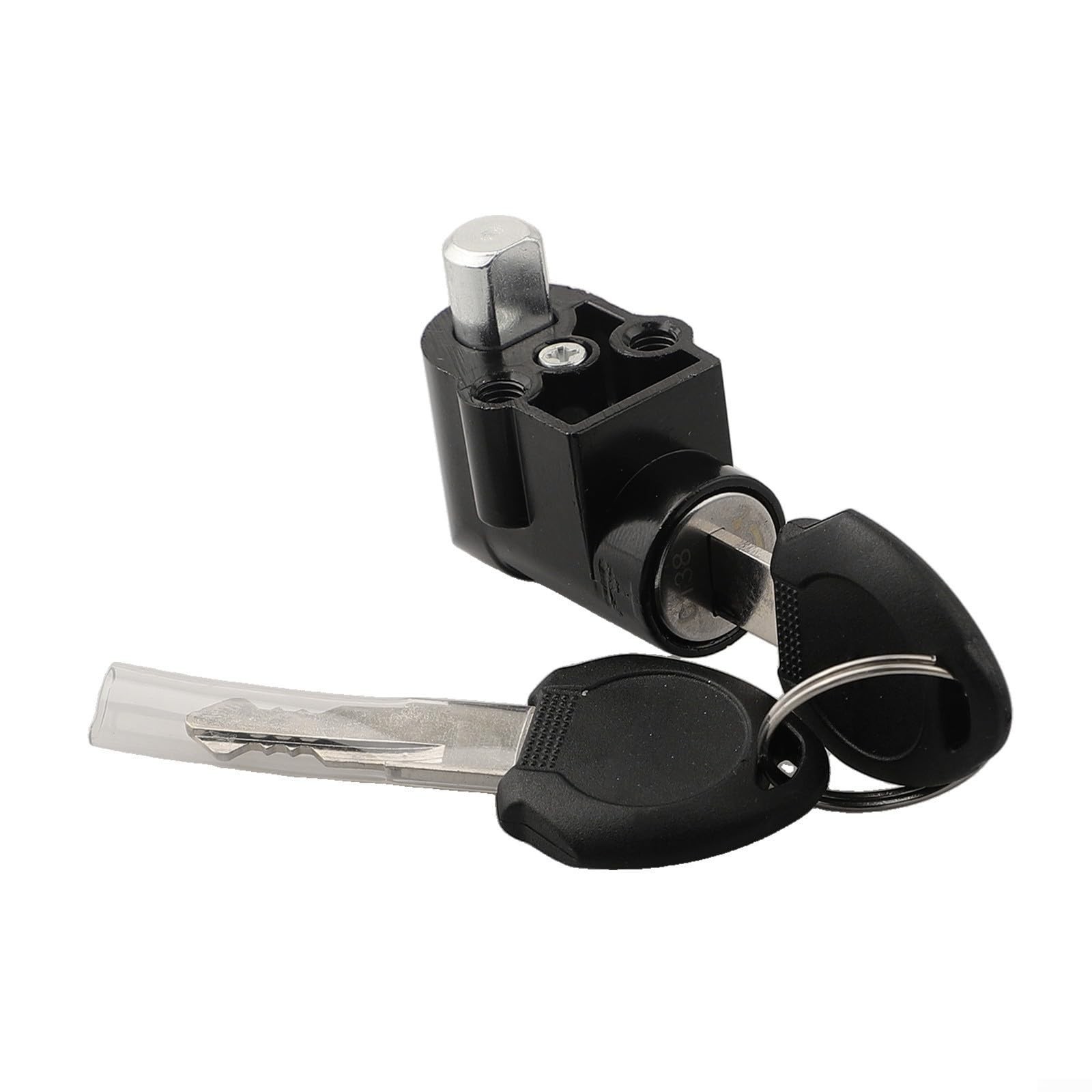 Electric Bike Battery Lock, E-Bike Ignition Key Switch, Aluminum Alloy Case, 12m