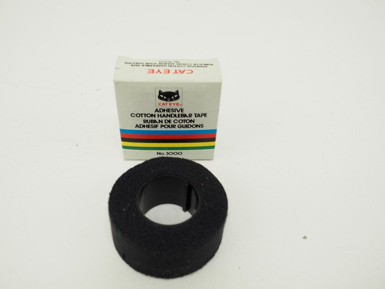 New! Cat Eye Adhesive Cotton Handlebar Tape No. 3000 Black Single