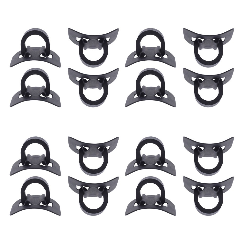 16Pcs Durable Bike Cable Clips Aluminum Alloy and Plastic Brake Line Clamps