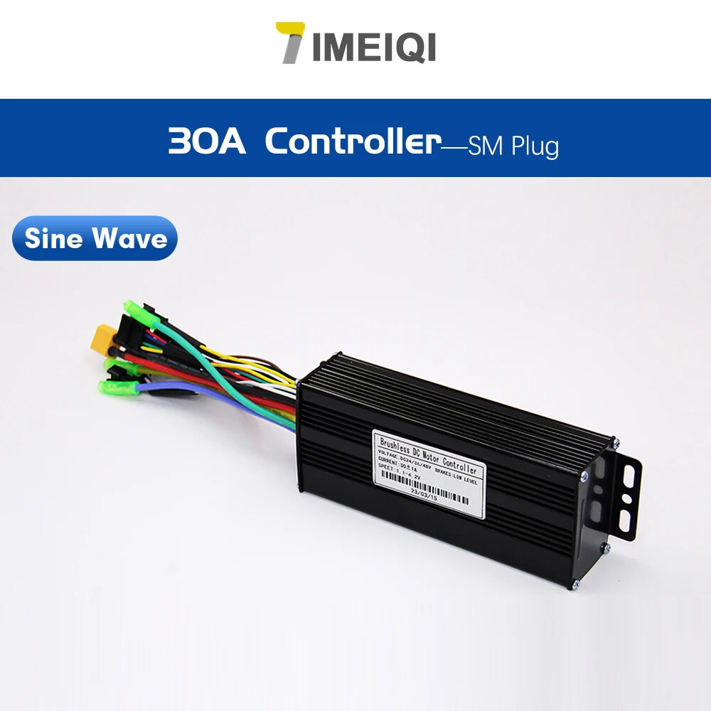 Electric Bicycle Sinawave Controller 36V/48V 17A -40A with LCD S866 DIsplay