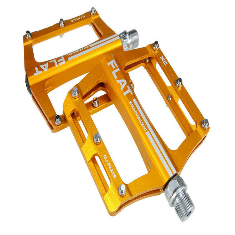 BMX Bicycle Pedals 9/16» Mountain Road Bike Sealed Bearing Flat Platform Pedals