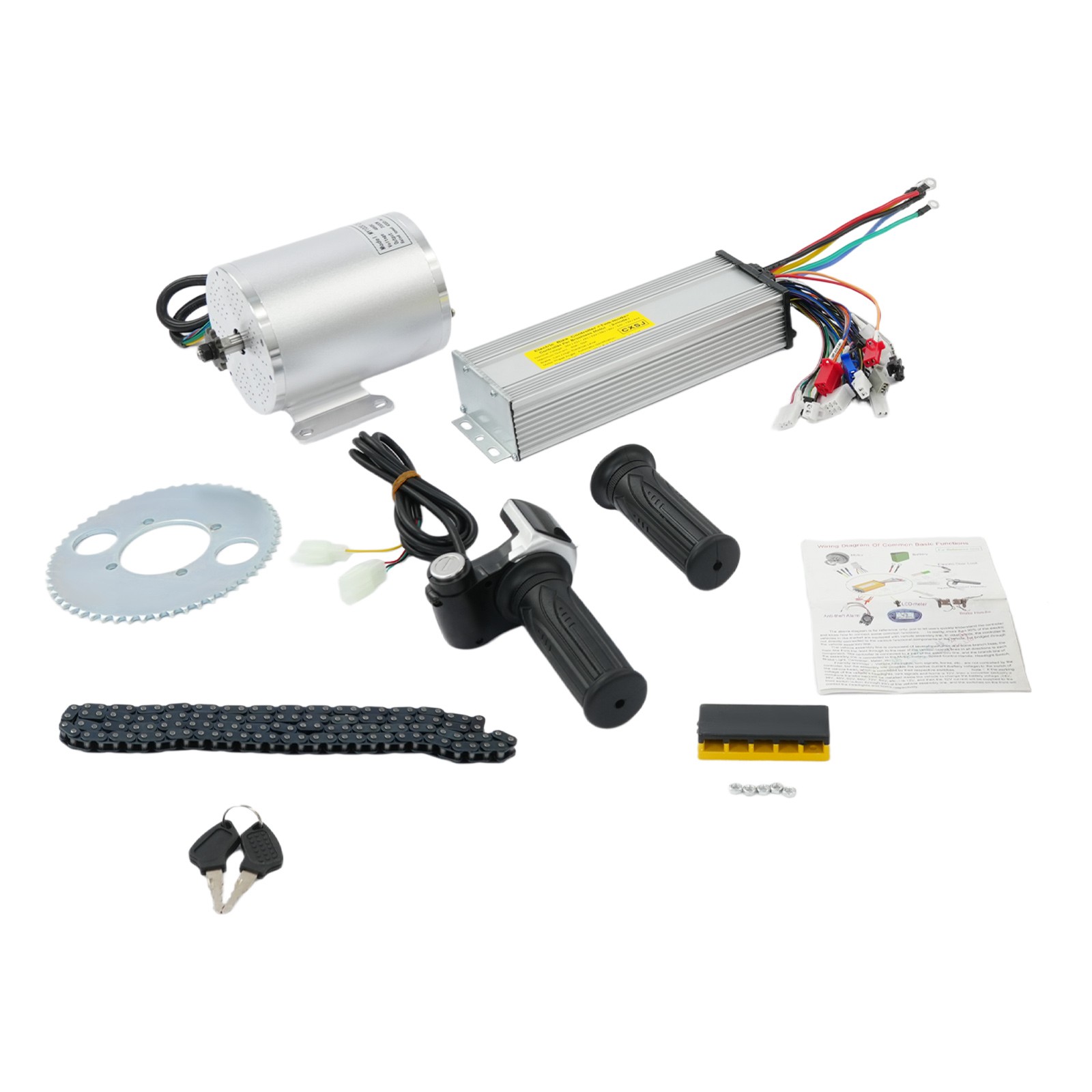 Electric Brushless Motor Kit 48V 2000W DC For E-bike Scooter Bicycle Conversion!