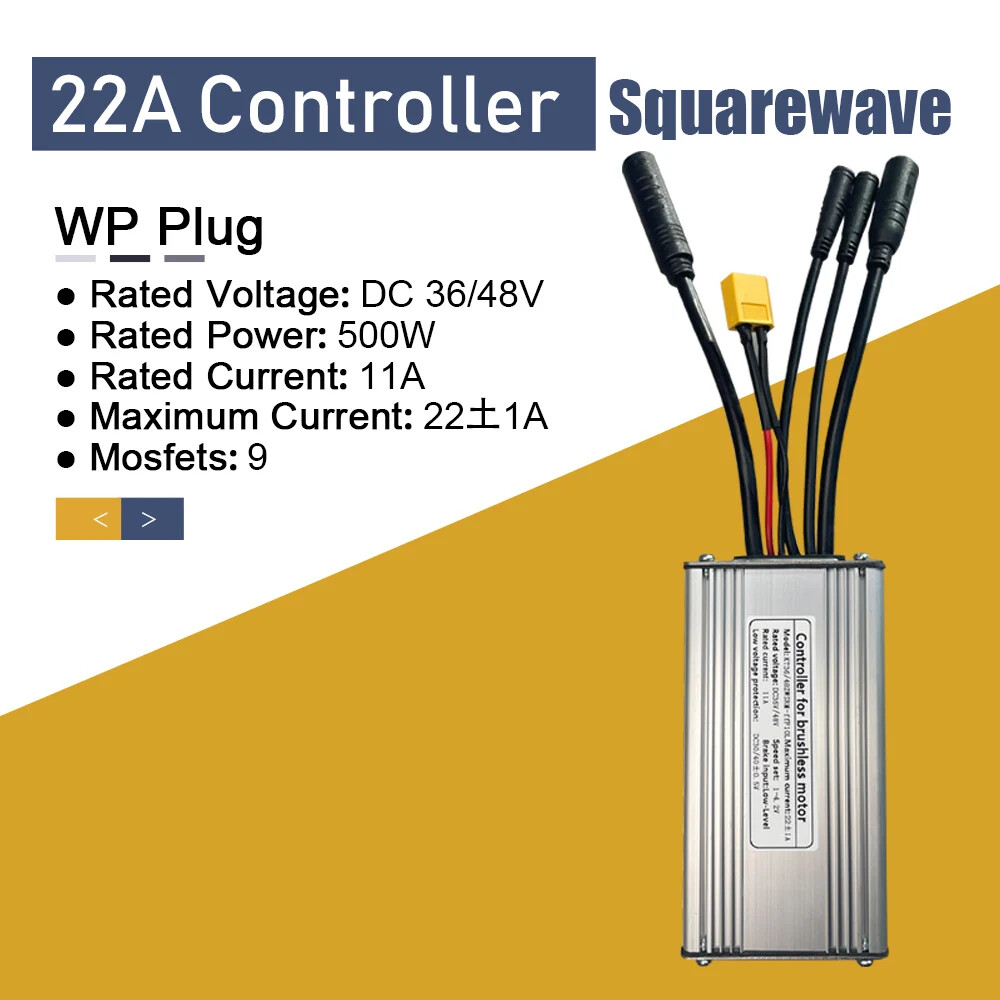 E-bike Controller 36V/48V 15A/17A/22A/25A/30A/50A Squarewave/Sinewave Controller