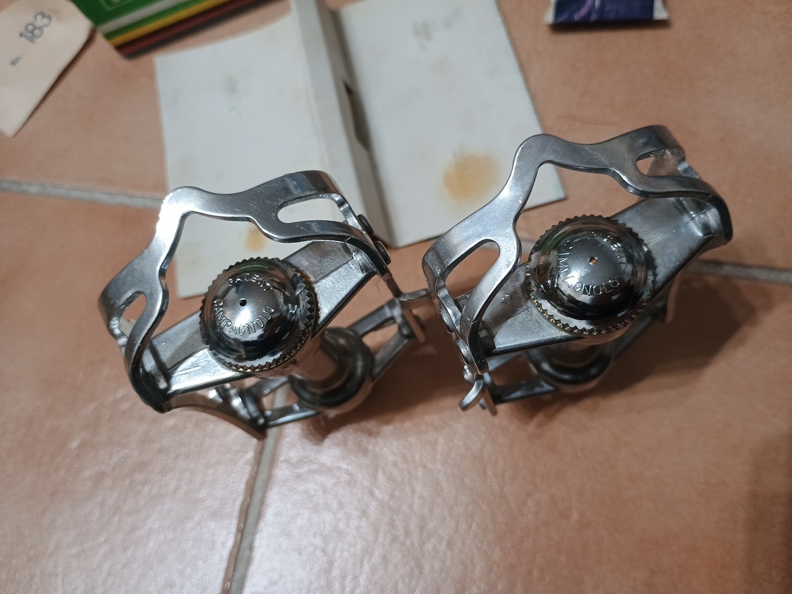 Nos Nib Vintage Campagnolo NGS Pedals New Gran Sport New X Colnago Pedals