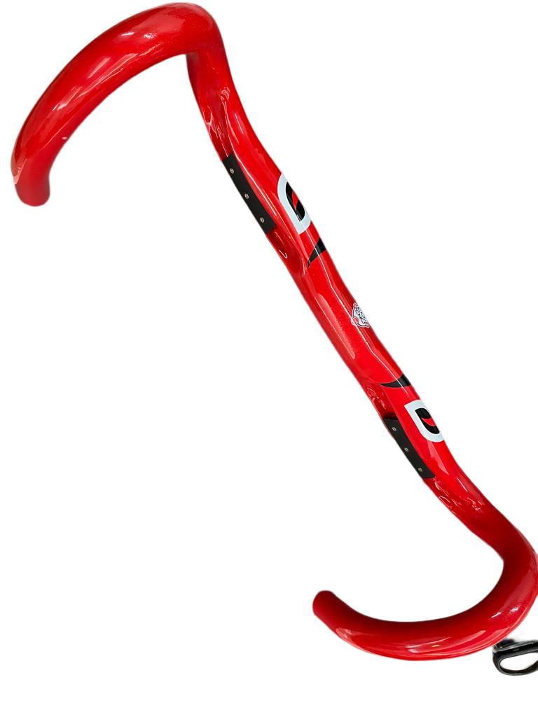 PINARELLO MOST JAGUAR XFC COMP. CARBON HANDLEBAR 42/44CM RED NEW