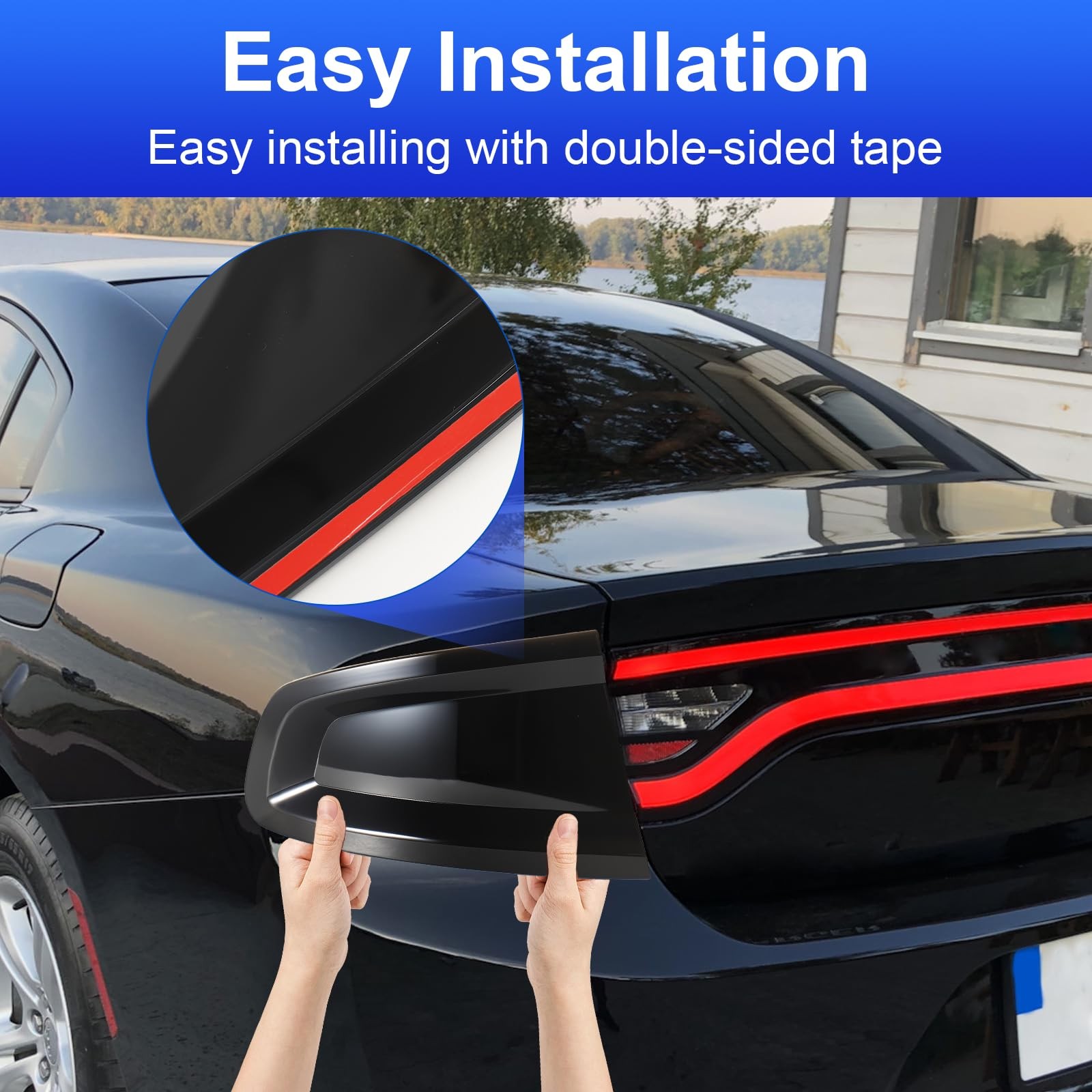 for Charger Tail Light Lamp Covers, Tail Light Cover Smoked Tail Light Guard