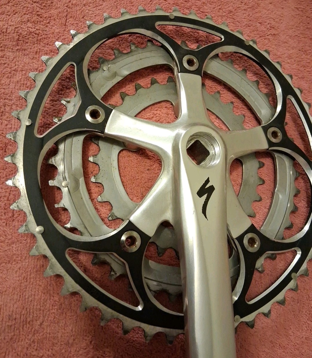 Specialized RD2 Triple Crankset 170mm Square Taper 52/42/30T Japan