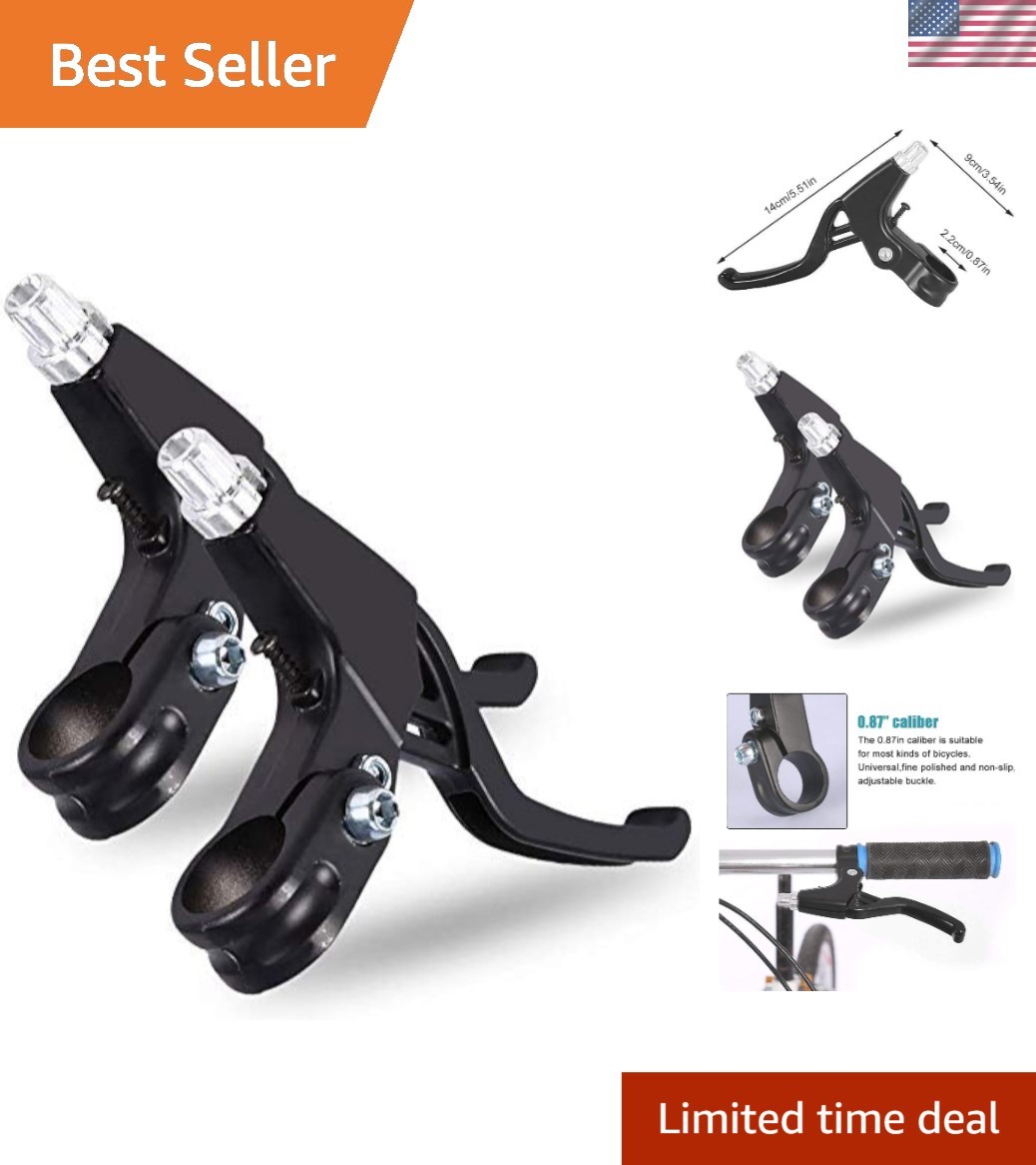 1 Pair of Aluminum Brake Lever Handles – Safe & Reliable Performance