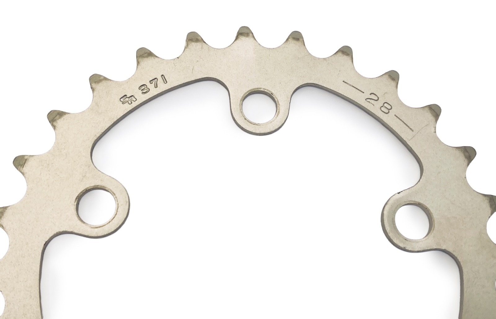 Sakae SR 371 Ninja 28T Chainring 74mm BCD Stainless Vintage MTB Crankset Japan