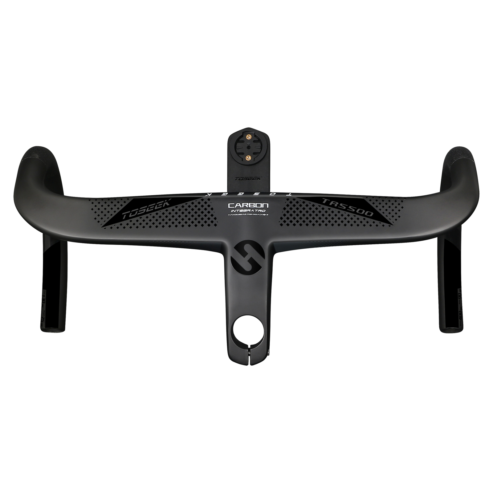 Carbon Bicycle Integrated Bar Stem Road Bike Handlebars With Computer Holder