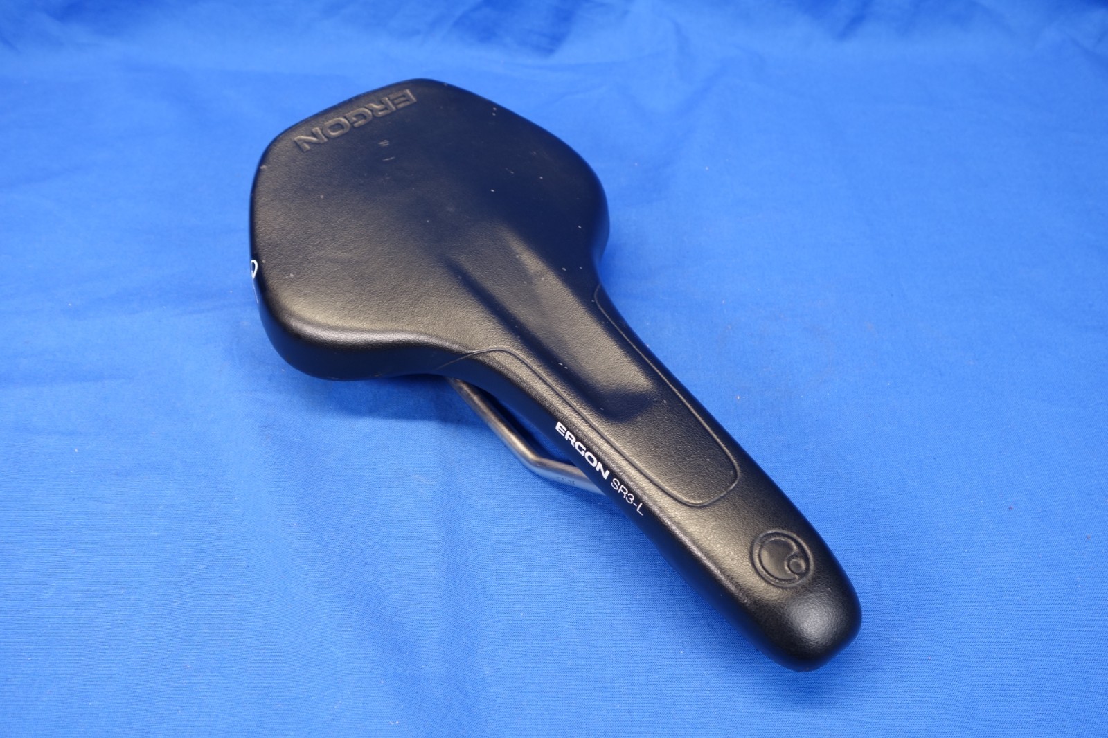 Ergon SR3-L 155mm Width Bike Saddle, Bicycle Seat, TiNox Rails