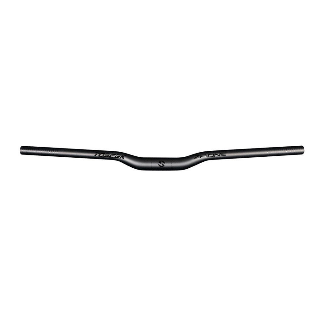 TOSEEK Carbon Bicycle Handlebar Mountain Bike Flat Bar Rise Bar 31.8*600-760mm