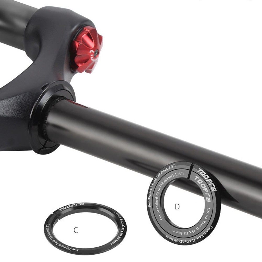 1pc 1.5in Aluminium Alloy Steerer Tube Adapter Headtube Reducer Straight Tapered