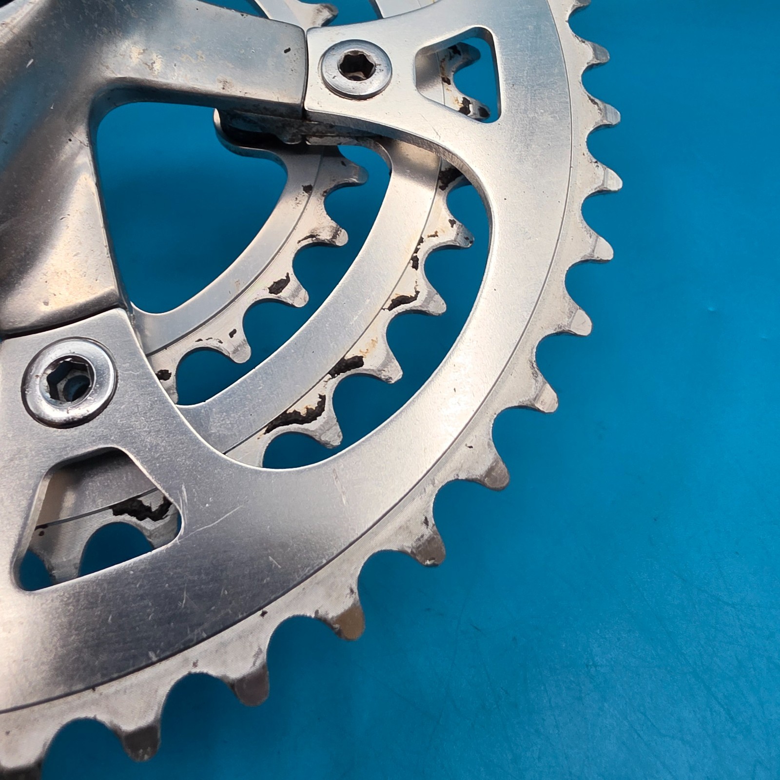 Sakae SX Triple Square Taper Crankset 170mm 28/38/48t 110/74 BCD 5 Bolt g6