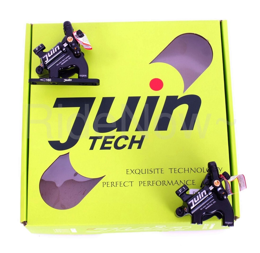 Juin Tech F1 cable Hydraulic Flat Mount Road CX Cycling Bike Disc Brake Calipers