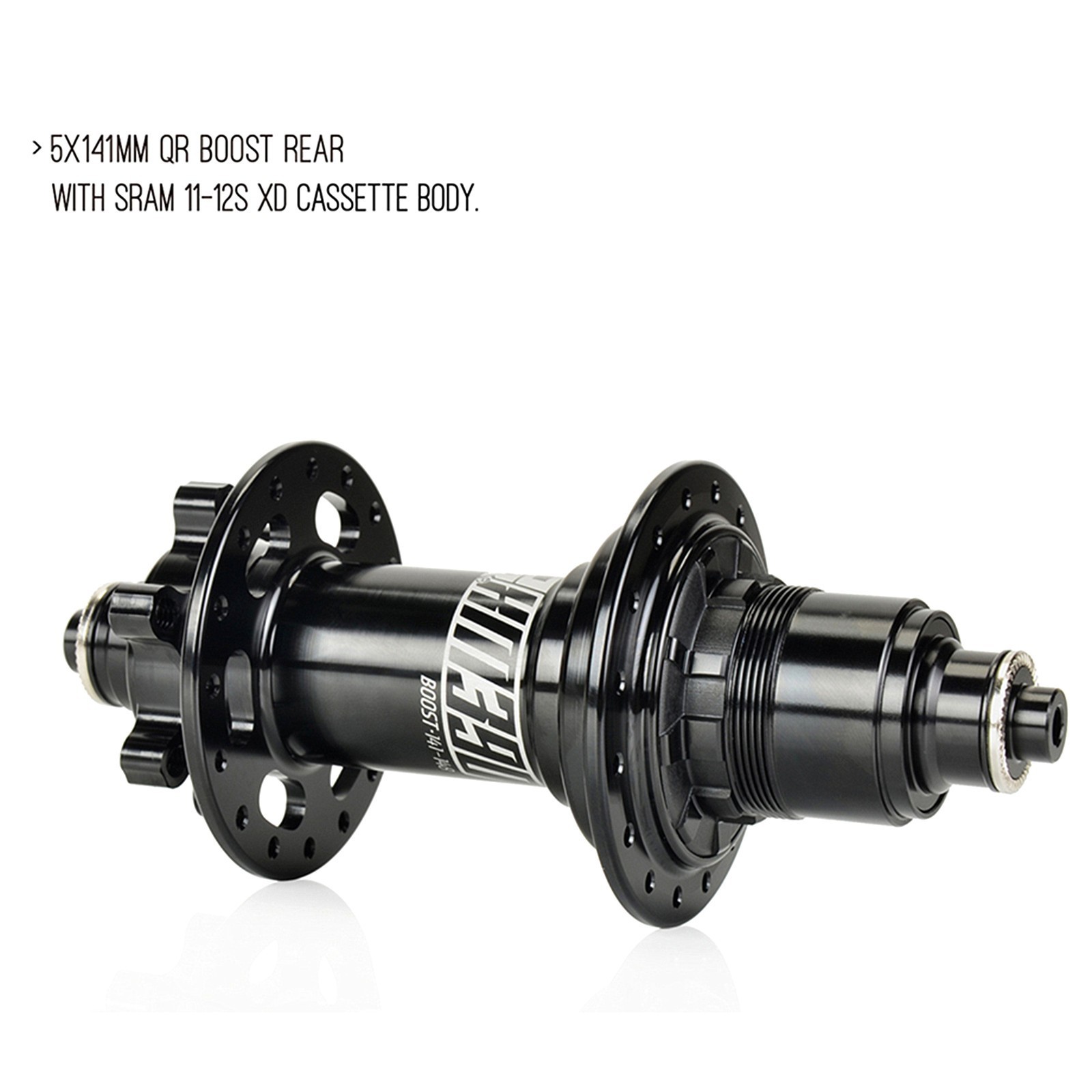 XM390 Boost MTB Rear Hub 32 Hole 10x141mm Disc Brake Quick Release Hub,XD