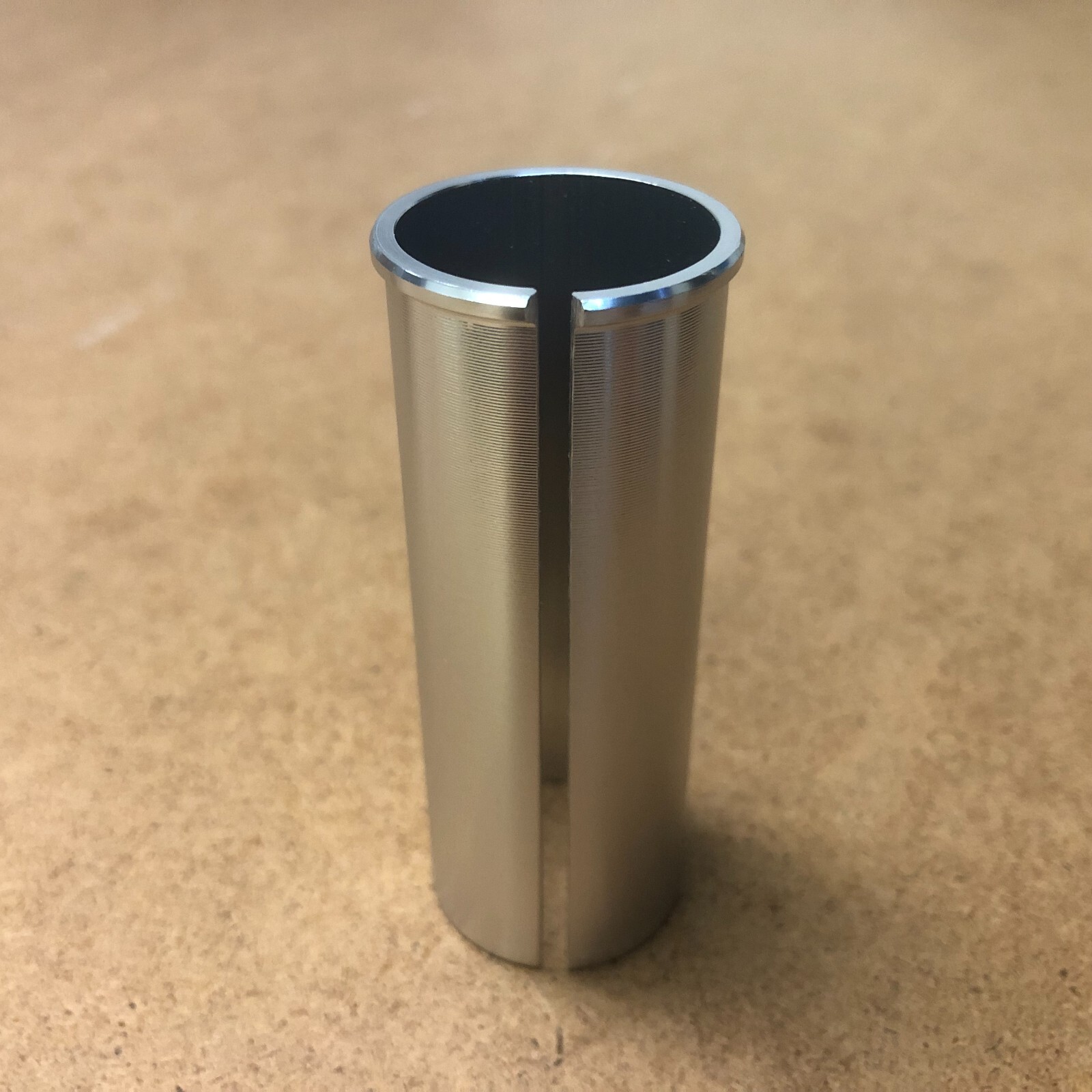 New Kalloy Bicycle Seat Post Shim ID 27.2mm To Various Sizes 80mm Length Silver