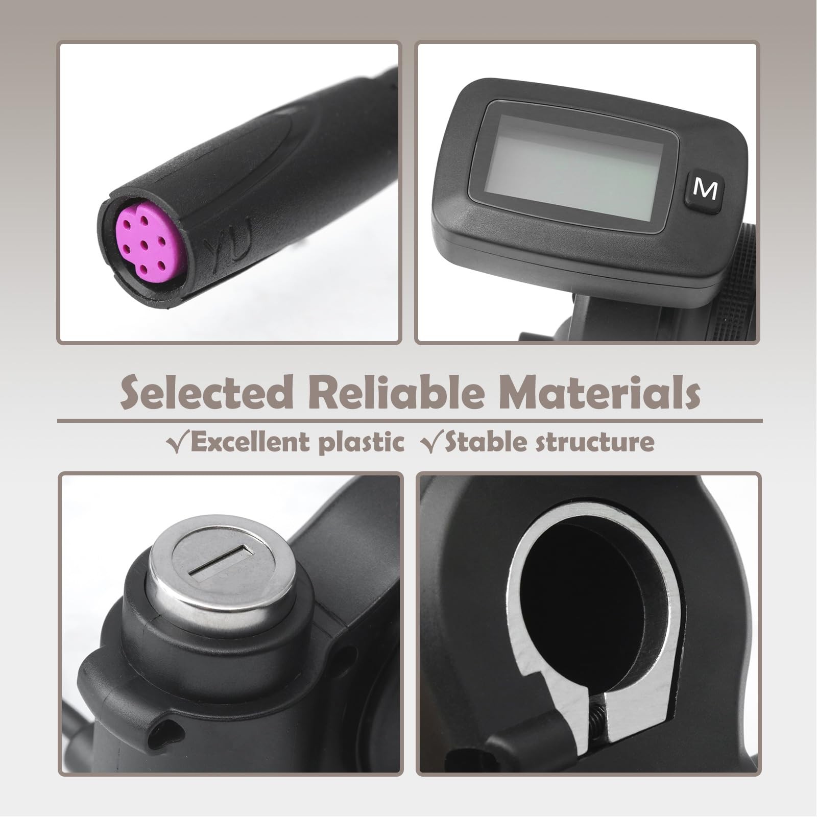 Vainely Upgrade 48V Throttle M Key Button Replacement For Tutti Soleil 01 For