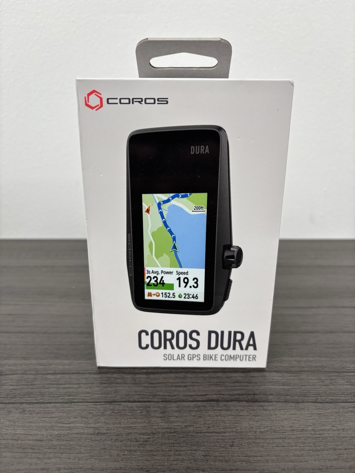 COROS DURA Solar GPS Bike Computer, 120-Hour GPS Battery Life